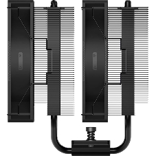 Кулер для процессора PCCooler RT620 BK (250W, 4-pin PWM, 157mm, Al/Cu, 6x6mm, 2x120mm, 73.32CFM, 34.9dBA, 2200RPM, S: 1851/1700/1200/115X, AM5/AM4, black)