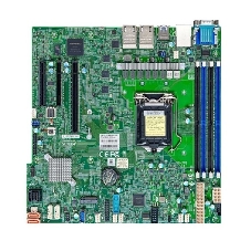 Материнская плата Supermicro X12STH-LN4F, LGA1200, Intel C256, 4xDDR4, 8xSATA, 1xM.2, 1xPCIe 4.0 x16, 2xPCIe 4.0 x4, 1xPCIe 3.0 x4, 1xVGA, 4x 1Gb LAN, 2xUSB 3.2 Gen1, 2xUSB 2.0, microATX