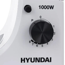 Миксер планетарный Hyundai HYM-S4451 1000 Вт, белый/черный