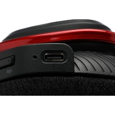 Гарнитура Bloody MR710 чёрный, беспроводная + проводная, Bluetooth, до 44 ч, подсветка
