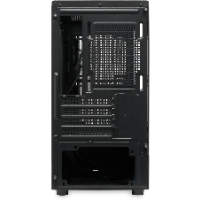 Корпус без блока питания Case HSPD M332, Mesh Mini-tower, Black, TG, 0.4 SPCC, no fans, mATX, mITX, 160/285/170mm, 1x2.5
