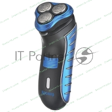 Электробритва ЯРОМИР ЯР-101, 3 бреющие головки, триммер, синий с черным (24) (РОССИЯ)