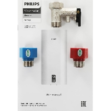 Водонагреватель электрический Philips AWH1627/51(80YD) белый, накопительный, 80 л, 2 кВт