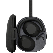 Беспроводные/проводные наушники Sony WH-1000XM6 черный, полноразмерные, Bluetooth + проводной, адаптивное активное шумоподавление, до 40 ч
