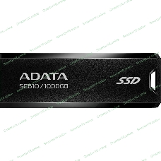 Внешний SSD ADATA SC610, 1TB, USB 3.2 Gen 2 Type-A, R/W 550/500, черный