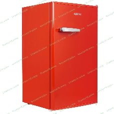 Холодильник Ascoli ADFRR90 красный однокамерный 85/15л морозилка сверху