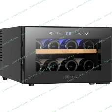 Винный шкаф ZÜGEL ZTWF81B черный, 22 л, 1 отсек, 8 бут.