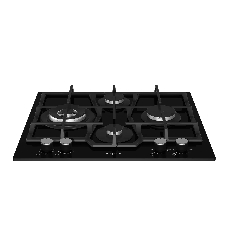 Газовая варочная поверхность Hotpoint HGMTS 643 BL, 4 конфорки, эмалированная сталь, 7800 Вт