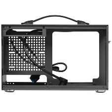 Компьютерный корпус без блока питания PCCooler I100 PRO MESH GY, Mesh Compact, серый, SPCC, no fans ITX 60/300/SFX PSU support; 1x2.5