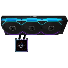 Система водяного охлаждения Lian-Li HydroShift II LCD-S 360TL ARGB Soc-AM5/AM4/1700/1851 черный 4-pin 33dB Al+Cu LCD Ret (G89.GHS2LCDS36TB.R0)