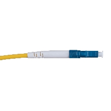 Патч-корд оптический Cabeus Tight Buffer, Simplex FC/LC, OS2 9/125, LSZH, 15м, Ø 3мм, синий хвостовик, жёлтый