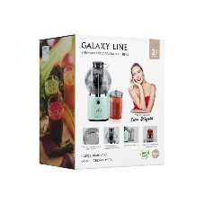 Соковыжималка Galaxy Line GL 0811, свежая мята, центробежная, 1500 Вт, 20 000 об/мин, 2 скорости