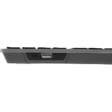 Клавиатура проводная A4Tech Fstyler FX60H, USB, серый/белый