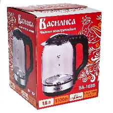 Чайник электрический ВАСИЛИСА ВА-1036 черный