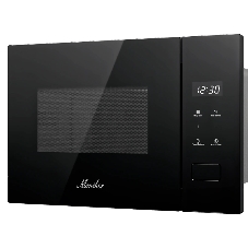 Встраиваемая микроволновая печь MONSHER MMH 1115 Noir, High-Tech, 15 л, мощность 600 Вт, 5 уровней мощности, размораживание, сенсорное управление, черный