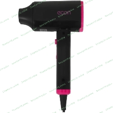 Фен ECON ECO-BH204D черный/розовый, 2000 Вт