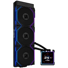 Система водяного охлаждения Lian-Li HydroShift II LCD-S 360TL ARGB Soc-AM5/AM4/1700/1851 черный 4-pin 33dB Al+Cu LCD Ret (G89.GHS2LCDS36TB.R0)