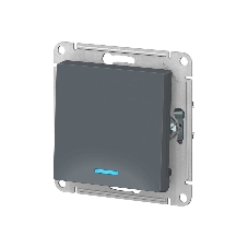 Механизм выключателя 1-кл. СП AtlasDesign 10А IP20 (сх. 1а) 10AX с подсветкой грифель