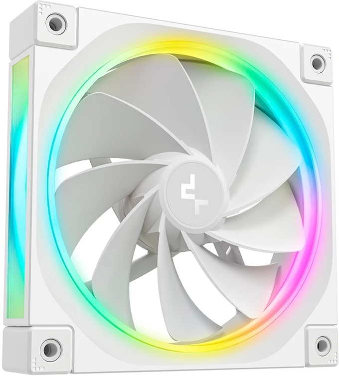 Вентилятор для корпуса Deepcool FL12R Wh Reverse ARGb 120х120x25 белый 4-pin 33.9дБ (R-FL12R-WHAPN1-G)