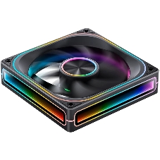 Кулер для корпуса JONSBO ZA-120BR Reverse (120x120x28мм, 4-pin PWM, ARGb, 62.4CFM, 37.3dBA, 2400RPM, черный)