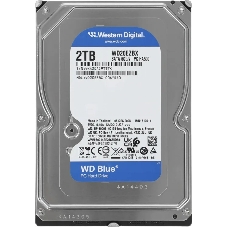 Жесткий диск HDD WD Blue 2Tb 7200rpm SATA 256Mb 3.5
