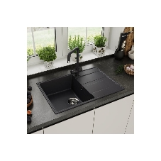 Кухонная мойка Maunfeld Lacrima 750 MFQS-750B черный