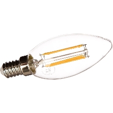 Лампа светодиодная Feron LB-713 11Вт Е14 теплый свеча FILAMENT
