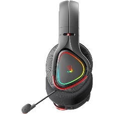 Гарнитура Bloody MR710 чёрный, беспроводная + проводная, Bluetooth, до 44 ч, подсветка