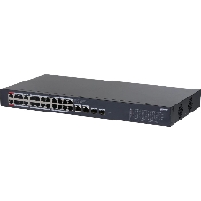 Коммутатор Dahua DH-CS4228-24GT-375, 24×1 Гбит/с + 2×1 Гбит/с Combo + 2×1 Гбит/с SFP, управляемый