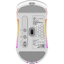 Мышь беспроводная Oklick 900GMW белый, 26000 dpi, радиоканал, Bluetooth, USB, кнопки - 6