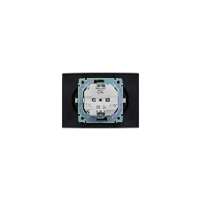 Розетка 2-местная IEK SKANDY SK-R08G (SK-R21-16-K53-F) с заземлением, без защитных шторок 16А в сборе, графит