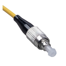 Патч-корд оптический Cabeus Tight Buffer, Simplex FC/LC, OS2 9/125, LSZH, 15м, Ø 3мм, синий хвостовик, жёлтый