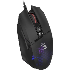 Мышь проводная A4Tech Bloody W65 Max Mini черный, 12000 dpi, USB, кнопки - 9