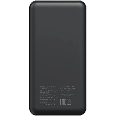 Портативный аккумулятор Buro BPF10A 10000mAh QC3.0/PD3.0 22.5W 2.1A 2xUSB-A/USB-C черный