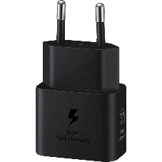 Сетевое зарядное устройство Samsung EP-T2510 25W Type-C черный + cable