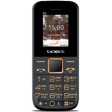 Мобильный телефон teXet TM-202 черный