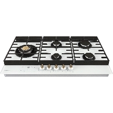Газовая варочная панель HIBERG VM 9155 W, белый