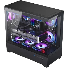 Корпус Bloody CC-128-BK, Midi-Tower, чёрный