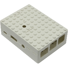 Корпус ACD RA181 белый для микрокомпьютера Raspberry Pi 3 White ABS Plastic Building Block case for Raspberry Pi 3