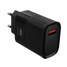 Сетевое зарядное устройство MORE CHOICE (4620202553386) NC09 1USB 3.0A QC3.0 15W, черный