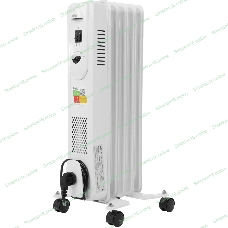Обогреватель масляный Ballu Comfort BOH/CM-05WDN 1000 (5 секций) белый, 1000 Вт, 15 м2, термостат