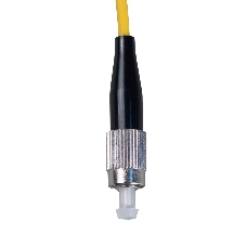 Патч-корд оптический Cabeus Tight Buffer, Simplex FC/LC, OS2 9/125, LSZH, 15м, Ø 3мм, синий хвостовик, жёлтый