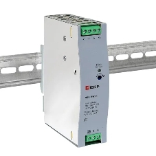 Блок питания на дин рейку EKF DR-E-75W-24 75Вт Uвх 220В AC Uвых 24В DC постоянного тока