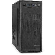 Компьютерный корпус Miditower ExeGate XP-332UC-UNS450 (ATX, БП UNS450 с вент. 12см, 2хUSB 3.0/1хTypeC, аудио, черный)