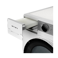 Сушильная машина Kuppersberg DM 611 W, отдельностоящая, тепловой насос, 8 кг, 15 программ, отсрочка старта, защита от сминания, ультрафиолет, электронное управление, белый