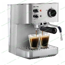 Кофеварка рожковая Sencor SES 4010SS серый, исп. кофе - молотый, 1.5 л, 1050 Вт, 15 бар