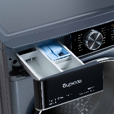Стиральная машина Бирюса WM-SC914/15 W перламутровый синий, загрузка фронтальная 9 кг, 1400 об/мин, класс А+++