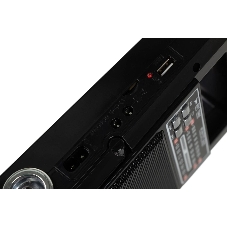 Радиоприемник портативный Сигнал Vikend Traveler черный USB SD/MMC