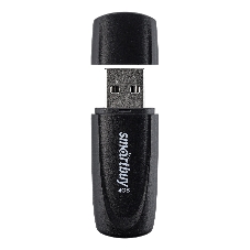 Флешка USB Smartbuy Scout Black (SB004Gb2SCK), 4Gb, USB 2.0, R/W 10/7, черный