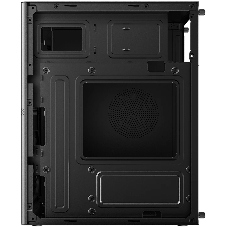 Компьютерный корпус CBR mATX Minitower V861, без БП, 2хUSB 2.0, HD Audio+Mic, черный PCC-MATX-V861-WPSU